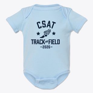 Charter School For Applied Technologies Track and Field Baby Onesie