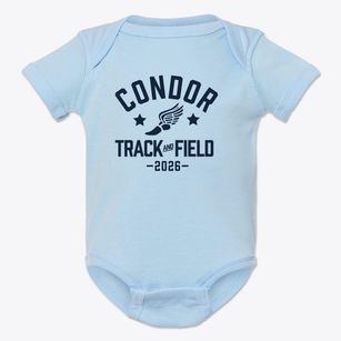 Condor Elementary School Track and Field Baby Onesie