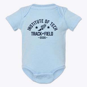 Institute Of Tech Track and Field Baby Onesie