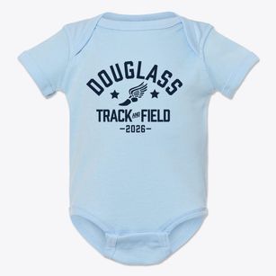 Douglass Elementary School Track and Field Baby Onesie