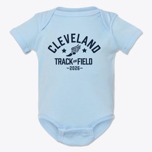 Cleveland Elementary School Track and Field Baby Onesie