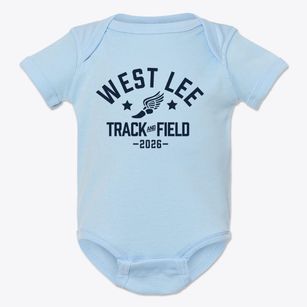 West Lee Middle School Track and Field Baby Onesie