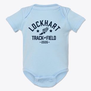 Lockhart Elementary School Track and Field Baby Onesie