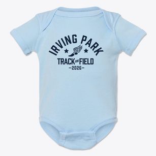 Irving Park Elementary School Track and Field Baby Onesie