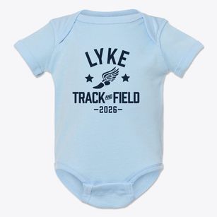 Archbishop Lyke School Track and Field Baby Onesie