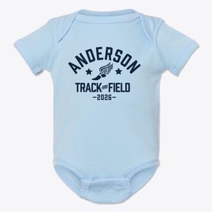 Anderson High School Track and Field Baby Onesie