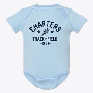 Charter Alternatives Academy Track and Field Baby Onesie