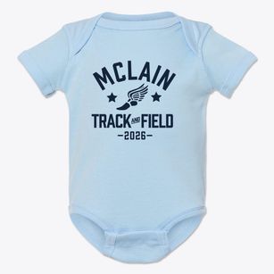Mclain High School For Science And Technology Track and Field Baby Onesie
