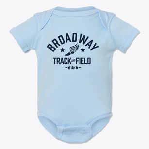 Broadway Middle School Track and Field Baby Onesie