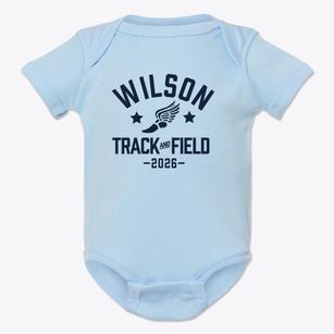 Wilson High School Track and Field Baby Onesie
