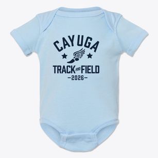 Cayuga Elementary School Track and Field Baby Onesie