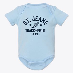 St Jean Baptiste Parish Track and Field Baby Onesie