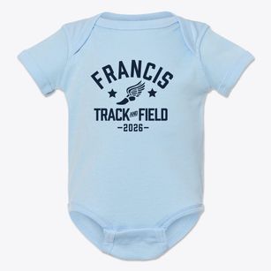 Francis J Varieur Elementary School Track and Field Baby Onesie