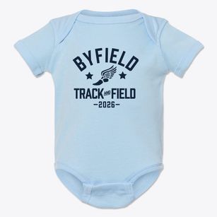 Byfield School Track and Field Baby Onesie