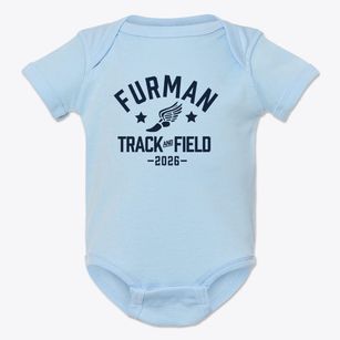 Furman Middle School Track and Field Baby Onesie
