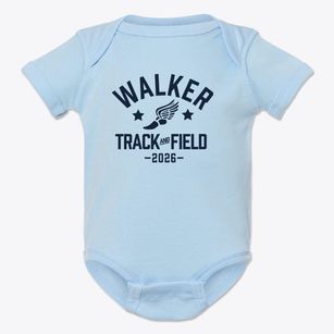 Walker Elementary School Track and Field Baby Onesie