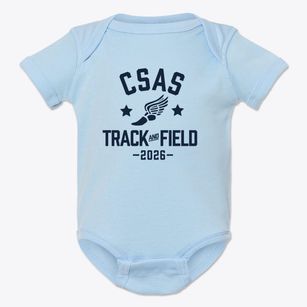 Chattanooga School For The Arts And Sciences Track and Field Baby Onesie