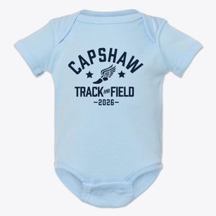 Capshaw Elementary School Track and Field Baby Onesie