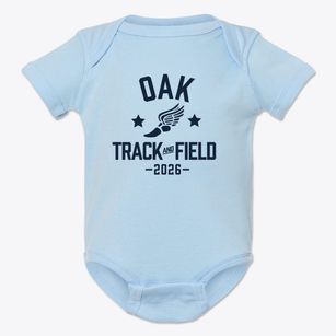 Oak Cliff Special Education Center Track and Field Baby Onesie