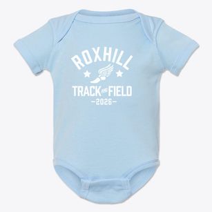 Roxhill Elementary School Track and Field Baby Onesie