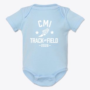 California Military Institute Track and Field Baby Onesie