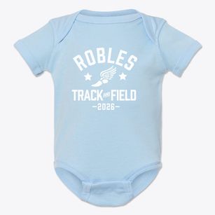 Robles Elementary School Track and Field Baby Onesie