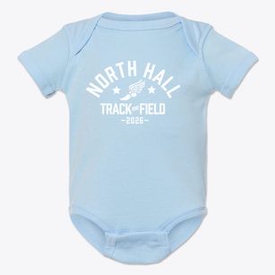 North Hall High School Track and Field Baby Onesie