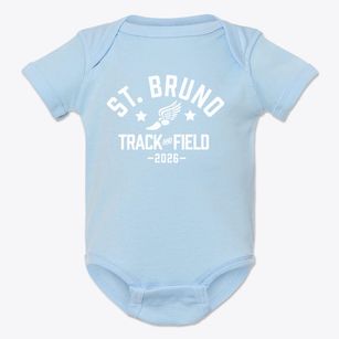 Saint Bruno Parish Track and Field Baby Onesie