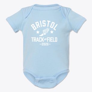 Bristol Grade School Track and Field Baby Onesie