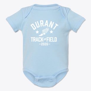 Durant Elementary School Track and Field Baby Onesie