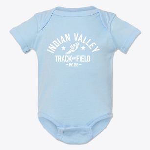 Indian Valley Elementary School Track and Field Baby Onesie