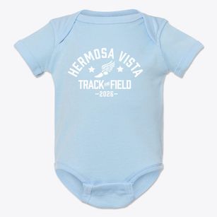 Hermosa Vista Elementary School Track and Field Baby Onesie