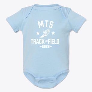 Minnesota Transitions Charter School Track and Field Baby Onesie