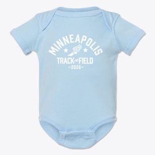 Minneapolis Jewish Day School Track and Field Baby Onesie