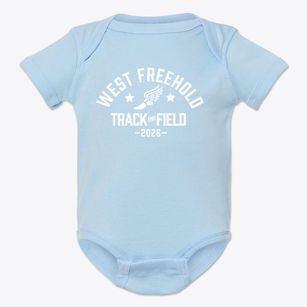 West Freehold Elementary School Track and Field Baby Onesie