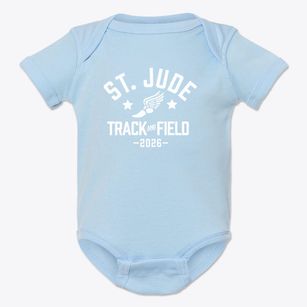 Saint Jude School Track and Field Baby Onesie