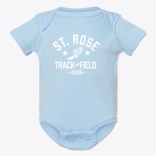 Saint Rose School Track and Field Baby Onesie