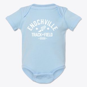 Enochville Elementary School Track and Field Baby Onesie