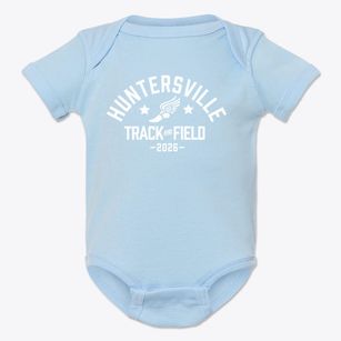 Huntersville Elementary School Track and Field Baby Onesie