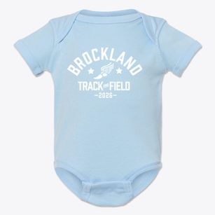 Brockland Elementary School Track and Field Baby Onesie