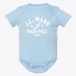 J.l. Mann High School Track and Field Baby Onesie