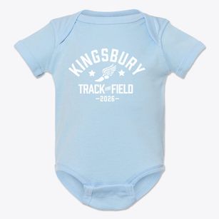 Kingsbury Elementary School Track and Field Baby Onesie