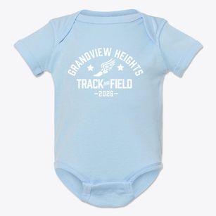 Grandview Heights Elementary School Track and Field Baby Onesie