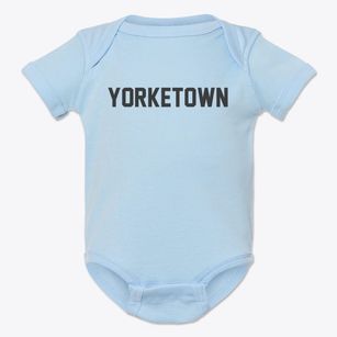 Yorketown New Jersey Classic Block Baby Onesie