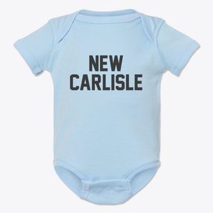 New Carlisle Ohio Classic Block Baby Onesie