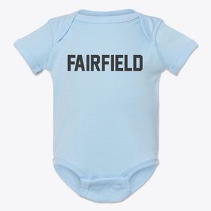 Fairfield Illinois Classic Block Baby Onesie