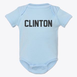 Clinton Maine Classic Block Baby Onesie
