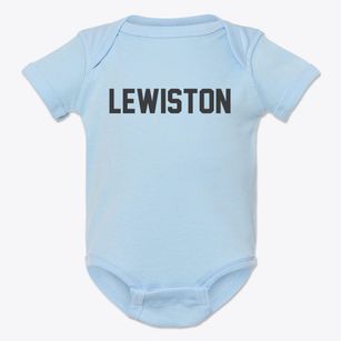Lewiston Idaho Classic Block Baby Onesie