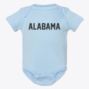 Alabama New York Classic Block Baby Onesie
