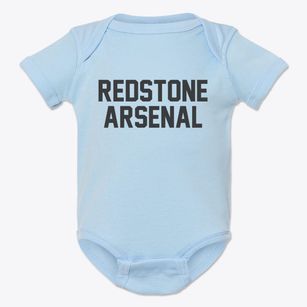 Redstone Arsenal Alabama Classic Block Baby Onesie